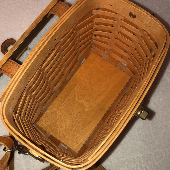 Vintage handmade Longaberger basket crossbody purse with all original inserts - Picture 4 of 16